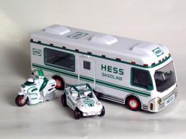 1998 HESS RV with Dune Buggy & Motorcycle